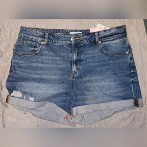 LOFT "The Roll Short" Jean Shorts